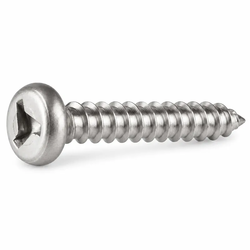 Mega Sale 8 X 5/8" Tamper Resistant Sheet Metal Screws Pan Head Tri-Wing Drive 18/8 Stainless Steel (100 / Pkg.)