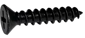 Holiday Sale 8 X 3/4" Type A Sheet Metal Screws Flat Head Phillips Drive 18/8 Stainless Steel Black Oxide (4000 / Pkg.)