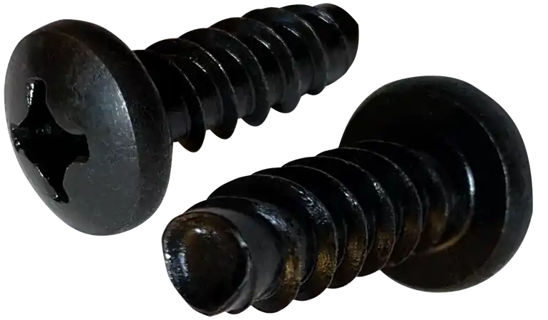 [10000 BULK] Thread Rolling Screws Phillips Pan Head Steel Black Oxide & Waxed Tri-Lobe 48-2 6-19 X 5/8 Plastite Screws Alternative Price Drop