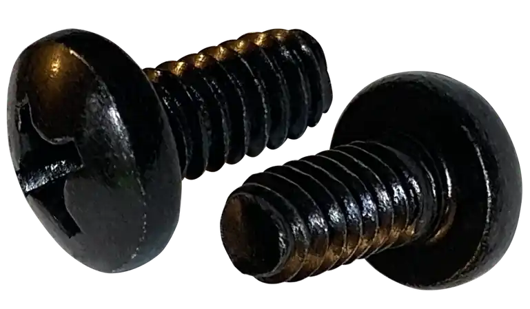 [10000 BULK] Thread Rolling Screws Phillips Pan Head Steel Black Oxide Tri-Lobe 4-40 X 1/2 Taptite Screws Alternative Premium