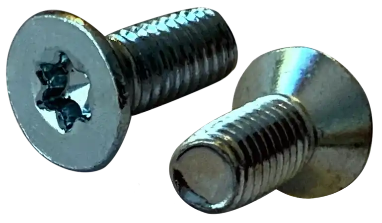 [10000 BULK] Thread Rolling Screws Torx Flat Head Steel Zinc & Waxed Tri-Lobe 4-40 X 3/8 Taptite Screws Alternative Top Pick