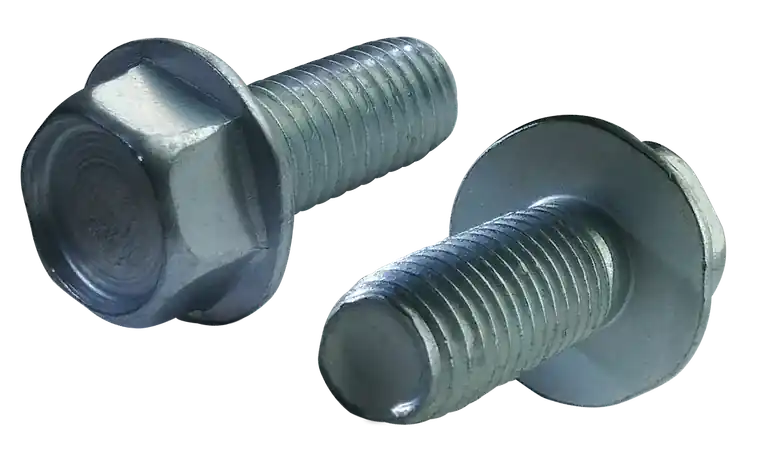 [1000 BULK] Thread Rolling Screws Unslotted Indented Hex Washer Head Steel Zinc & Waxed Tri-Lobe 5/16-18 X 1-1/2 Taptite Screws Alternative Fast Shipping