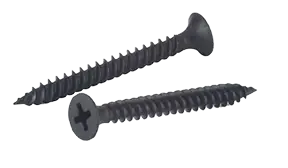 8 X 1-1/4" Fine Thread Drywall Screws Bugle Head Phillips Drive Steel Black Phosphate (2000 / Pkg.) Holiday Sale