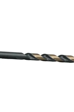 1/2" Mechanics Length Drill Bit HSS Black & Gold Split Point 3-Flat Shank KFDML1/2 (6 / Pkg.) Final Sale
