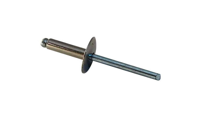 Certified [3000 BULK] Blind Rivets Large Flange Dome Head Stainless Steel/Steel 5/32 Diameter .37-.50 Grip