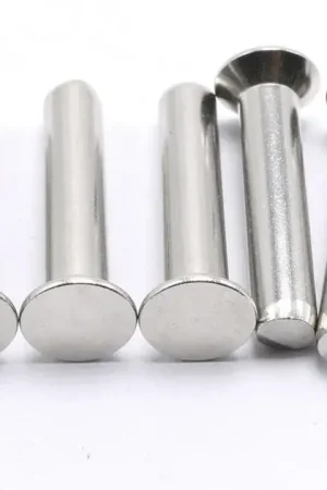 [100 PKG] Solid Rivets Flat Head 18/8 Stainless Steel 3/16 X 1 1/2 Don't Miss Out