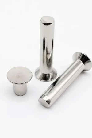 Genuine [300 PKG] Solid Rivets Flat Countersunk Head 18/8 Stainless Steel 3/16 X 1/2