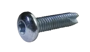 High Quality 1/4-20 X 1/2" Type 23 Thread Cutting Screws Pan Head Six Lobe Drive Steel Zinc & Bake (3000 / Pkg.)