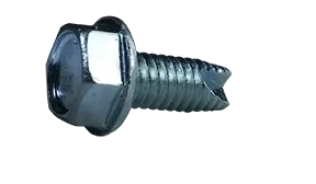 10-32 X 3/8" Type 23 Thread Cutting Screws Indented Hex Washer Head Unslotted Drive Steel Zinc Green (8000 / Pkg.) Best Choice