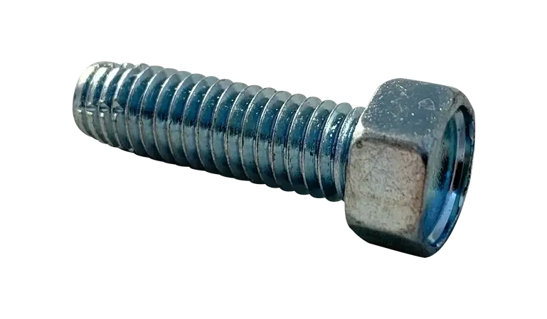 Fresh Stock 5/16-18 X 1" Type F Thread Cutting Screws Indented Hex Head Unslotted Drive Steel Zinc & Bake (1000 / Pkg.)