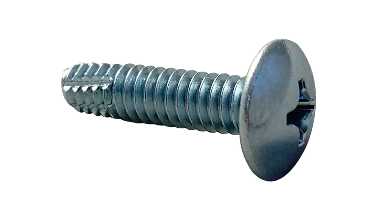 10-24 X 3/8" Type F Thread Cutting Screws Truss Head Phillips Drive Steel Zinc & Bake (9000 / Pkg.) Super Sale