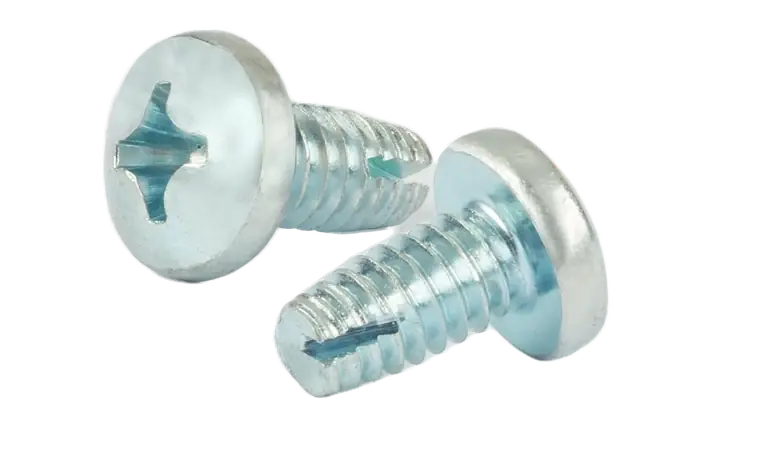 Factory Price 6-32 X 3/8" Type 1 Thread Cutting Screws Pan Head Phillips Drive Steel Zinc & Bake (10000 / Pkg.)