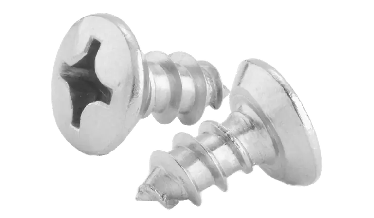 4 X 3/16" Type AB Self Tapping Sheet Metal Screws Oval Undercut Head Phillips Drive 18/8 Stainless Steel (5000/Pkg.) Best Price