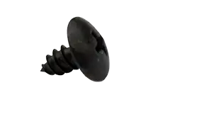10 X 3/8" Type B Self Tapping Sheet Metal Screws Truss Head Phillips Drive Steel Black Oxide (8000/Pkg.) High Quality