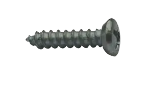 6 X 5/8" Type A Self Tapping Sheet Metal Screws Oval Undercut Head Phillips Drive Steel Zinc & Bake (10000/Pkg.) Top Pick