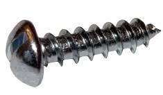 10 X 1/2" Type A Self Tapping Sheet Metal Screws Round Head Slotted Drive Steel Zinc & Bake (8000/Pkg.) Bargain