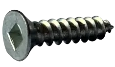 Next Day Delivery 14 X 1-1/2" Type A Self Tapping Sheet Metal Screws Flat Head Square Drive Steel Zinc & Bake (2000/Pkg.)