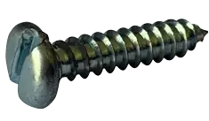 Super Sale 7 X 5/8" Type A Self Tapping Sheet Metal Screws Pan Head Slotted Drive Steel Zinc & Bake (10000/Pkg.)