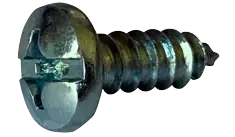 10 X 2" Type A Self Tapping Sheet Metal Screws Pan Head Combination Drive Steel Zinc & Bake (1500/Pkg.) Brand New