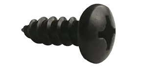 4 X 3/4" Type B Self Tapping Sheet Metal Screws Pan Head Phillips Drive Steel Black Zinc & Bake (10000/Pkg.) Don't Miss Out