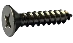 10 X 1" Type AB Self Tapping Sheet Metal Screws Flat Head Phillips Drive 18/8 Stainless Steel (2000/Pkg.) Must Have