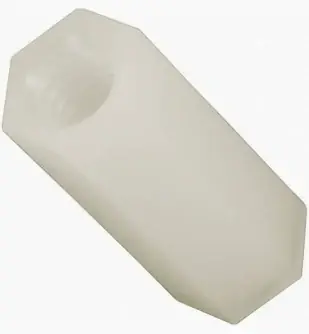 3/16" AF X 2-56 X 7/16" Hex Female-Female Standoffs Nylon 6/6 (250 / Pkg.) Mega Sale