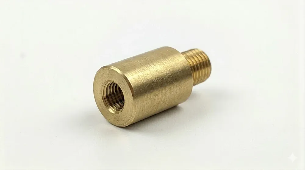Best Choice 1/4" OD X 9/16" Swage Standoffs 6-32 Thread 1/16" Panel .188" Shank Nickel Brass (250 / Pkg.)
