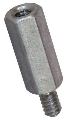 .156" AF X 2-56 X 13/16" Hex Male-Female Standoffs Aluminum (250 / Pkg.) Hassle-Free Returns