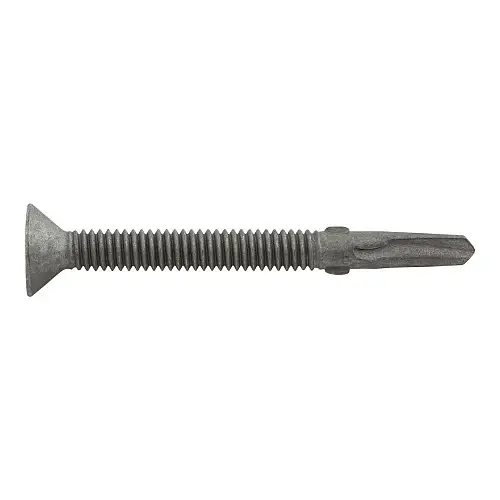 Flash Sale 1/4"-20 X 3" DeWalt Self-Drilling Screws Flat Head Phillips Drive Point Type 4 Carbon Steel DFSEDT442 (1000/Pkg.)