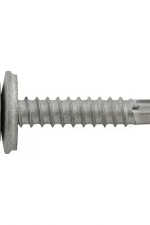 Secure Checkout 1/4"-14 X 1-1/4" DeWalt Self-Drilling Screws Hex Washer Head Point Type 3 Carbon Steel DFSEHL556 (1500/Pkg.)