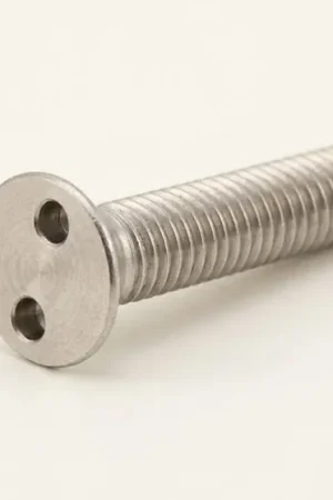 Free Returns 1/4-20 X 2-1/4" Tamper Resistant Machine Screws Flat Head Spanner Drive 18/8 Stainless Steel (100 / Pkg.)
