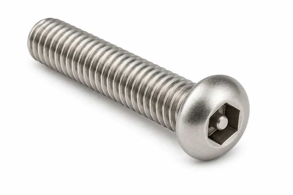 1/4-20 X 1/2" Tamper Resistant Machine Screws Button Head Pin-In Hex Socket Drive 18/8 Stainless Steel (100 / Pkg.) Markdown