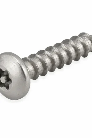 1/4" X 2-1/4" Tamper Resistant Masonry Screws Button Head Pin-In Six Lobe Drive Steel Silver Guard (100 / Pkg.) Best Choice
