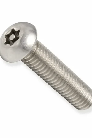 Holiday Sale 1/4-20 X 3" Tamper Resistant Machine Screws Button Head Pin-In Six Lobe Drive 18/8 Stainless Steel (100 / Pkg.)
