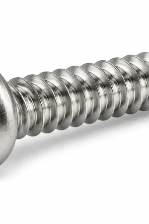Weekend Sale 14 X 1-1/2" Type AB Tamper Resistant Sheet Metal Screws Button Head Pin-In Six Lobe Drive 18/8 Stainless Steel (100 / Pkg.)