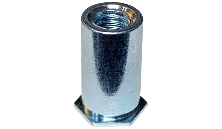 8-32 X 5/8" Self-Clinching Standoffs Through Threads Hardened Steel Heat Treated Zinc & Bake Plated (1000 / Pkg.) Save Now