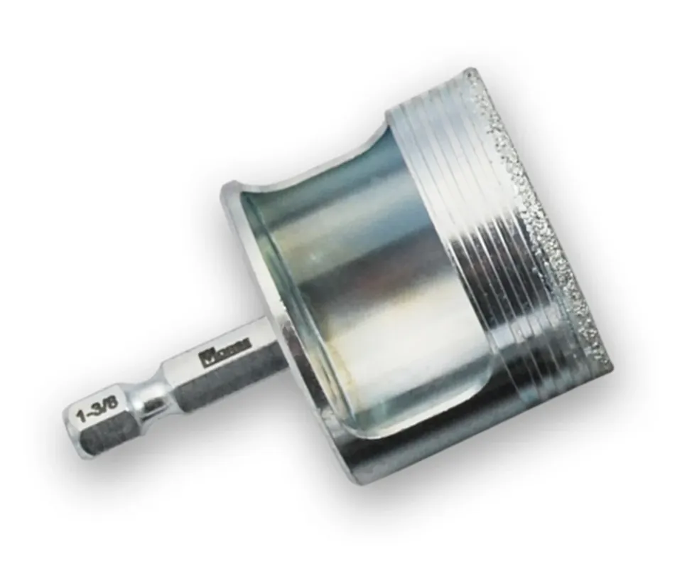 Clearance 3/8" Diamond Grit Mini Hole Saw One-Piece with Quick-Release Shank MK Morse DGM06C