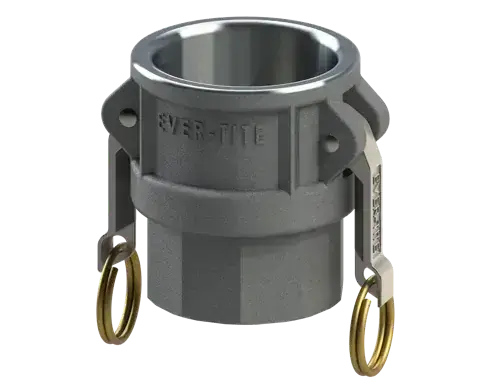2-1/2" Type D Cam & Groove Coupler x Female NPT Ever-Tite Aluminum Clearance