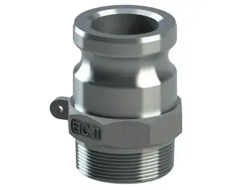 3/4" Type F Cam & Groove Adapter x Male NPT Tough-Tite Aluminum (2 / Pkg.) Free Returns