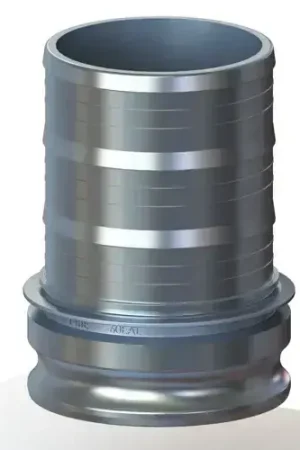 6" Type E Cam & Groove Adapter x Hose Shank U-Tite Aluminum Save Now