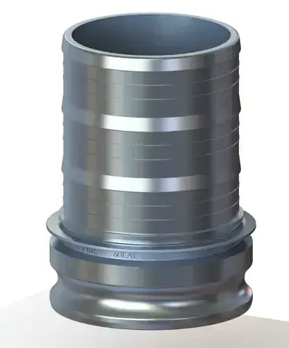 6" Type E Cam & Groove Adapter x Hose Shank U-Tite Aluminum Save Now
