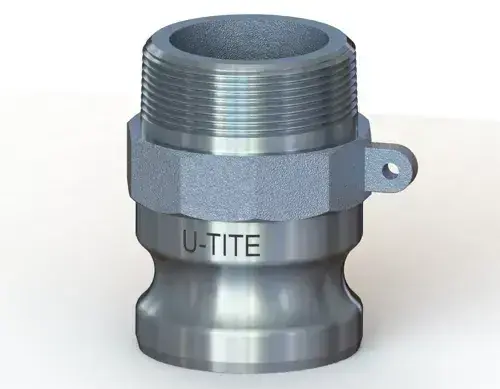 6" Type F Cam & Groove Adapter x Male NPT U-Tite Aluminum Best Price