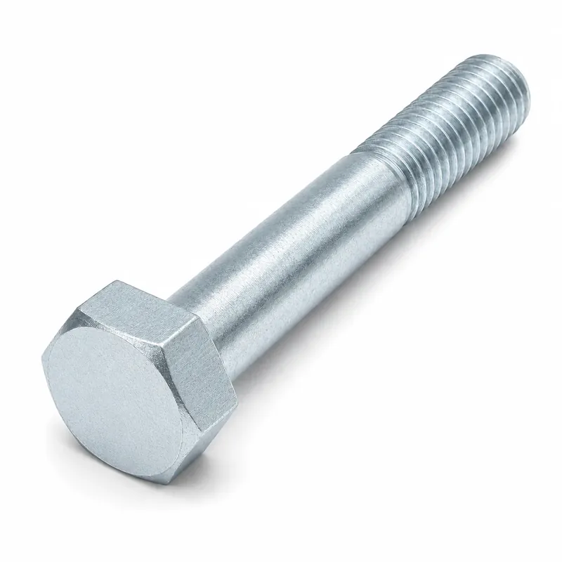 7/8-9 X 2-1/2" Heavy Hex Cap Screws USA Made A307 Grade B Steel Zinc Plated Fully Threaded (65 / Pkg.) Factory Price