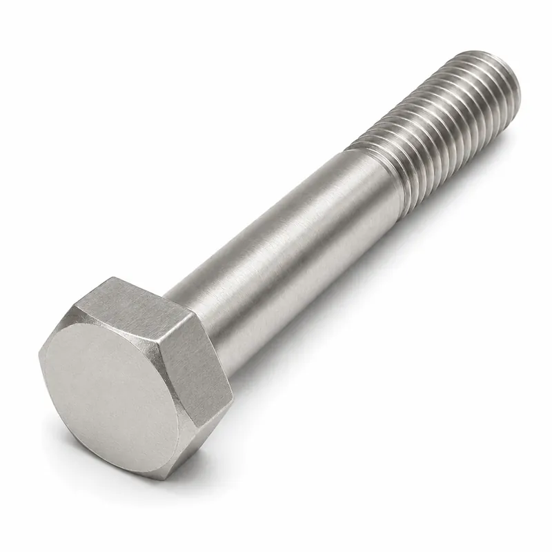 Limited Offer 1-1/4-7 X 5" Heavy Hex Cap Screws 316 Stainless Steel Partially Threaded (2 / Pkg.)