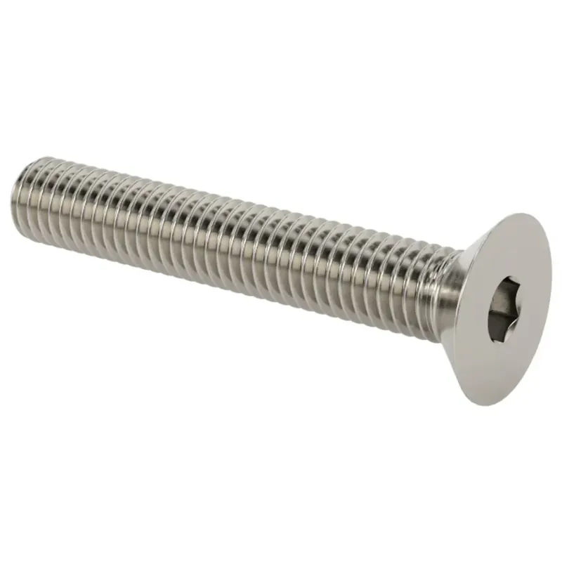 Authentic M10-1.5 X 35mm Socket Cap Screws Flat Head Hex Socket Drive Fully Threaded 18/8 Stainless Steel (100 / Pkg.)