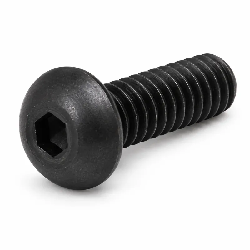 Limited Time HOLO-KROME 65016 1/4-28 X 3/8" Socket Cap Screws Button Head Hex Socket Drive Alloy Steel Thermal Black Oxide (100 / Pkg.)