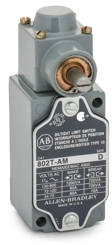 Certified Allen-Bradley 802T-AM Limit Switch