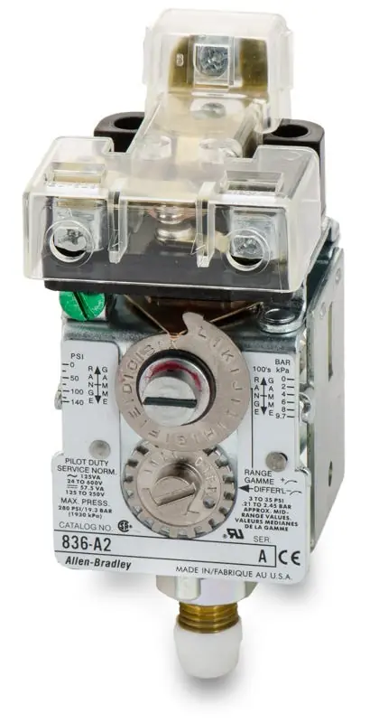 Super Sale Allen-Bradley 836-A2 Pressure Switch
