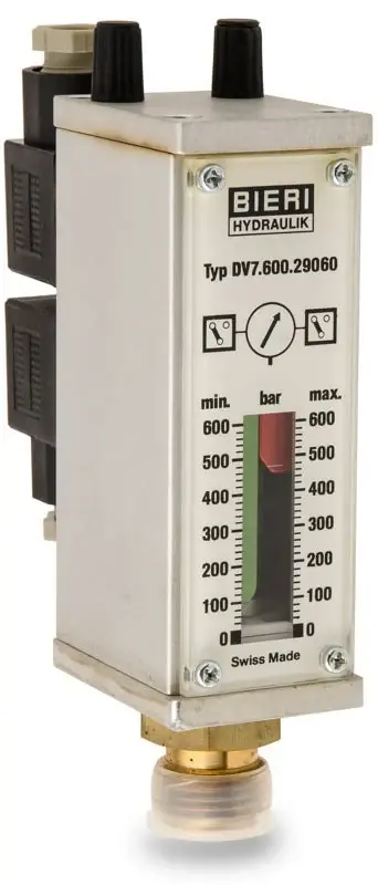 Bieri Hydraulics DV7-600-29060 Pressure Switch One Day Deal