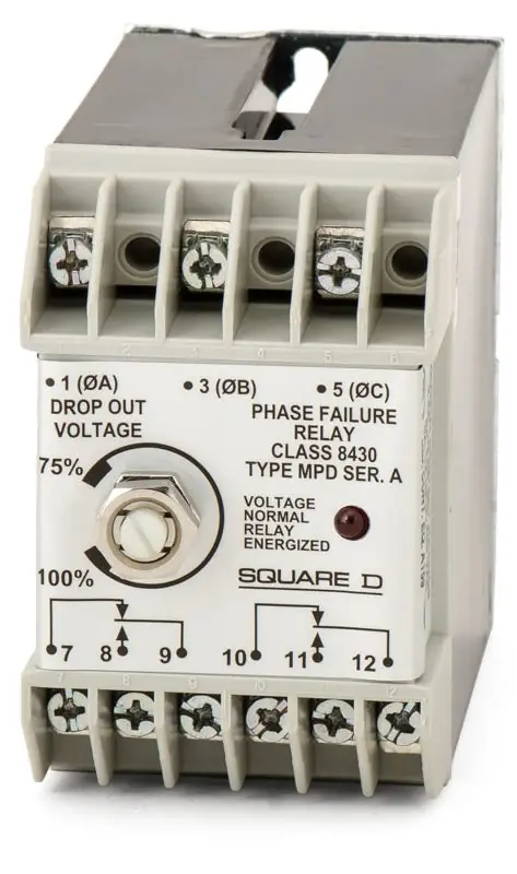 Crafted Square D 8430MPDV20 Failure Relay